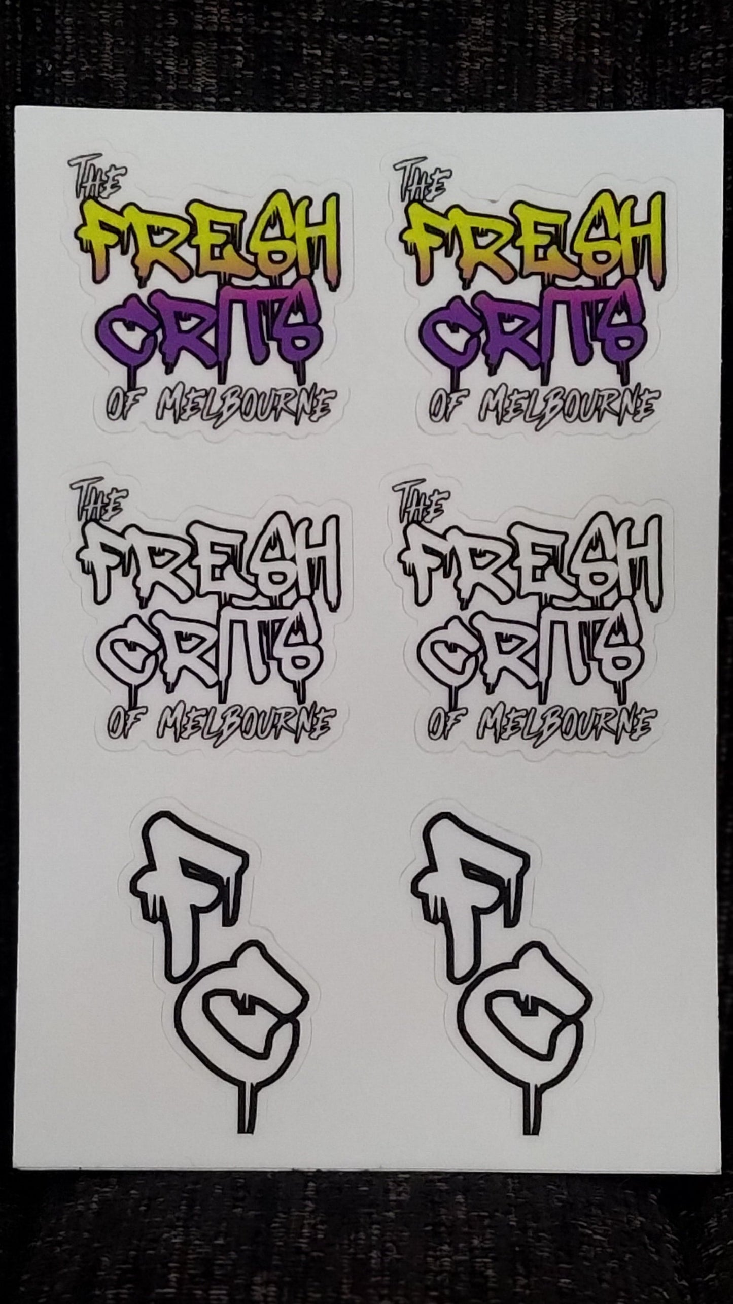 Fresh Crits Sticker Pack